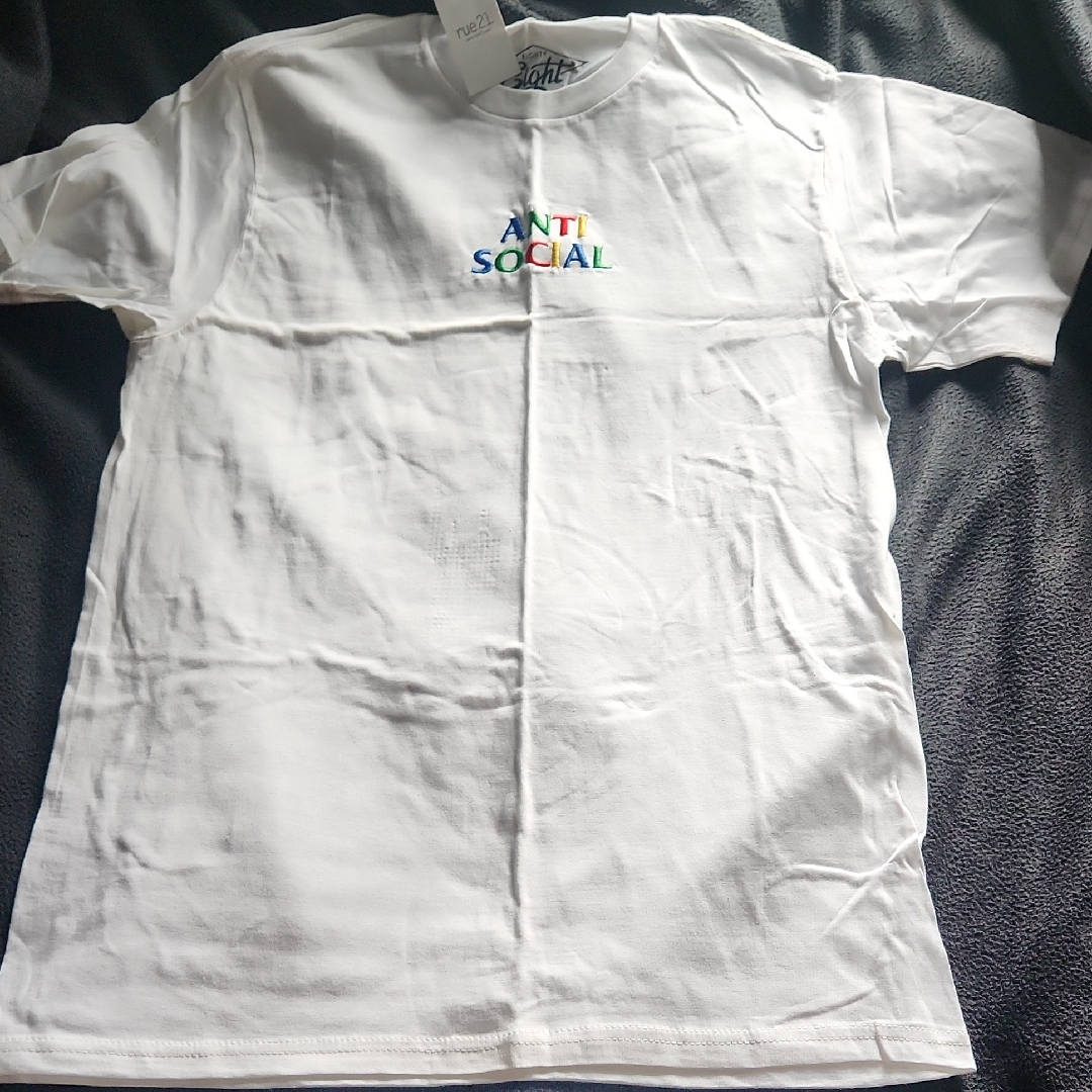 Anti Social White Mens T-Shirt